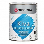 Лак Tikkurila Кива для мебели глянцевый 0,9л Лак Tikkurila Кива для мебели глянцевый 0,9л