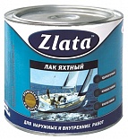 Лак яхтный "Zlata" алкидно-уретановый 1,9 л. Лак яхтный "Zlata" алкидно-уретановый 1,9 л.