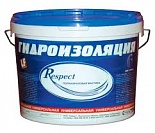 Гидроизоляция Respect полиакриловая мастика универсальная 20кг Гидроизоляция Respect полиакриловая мастика универсальная 20кг
